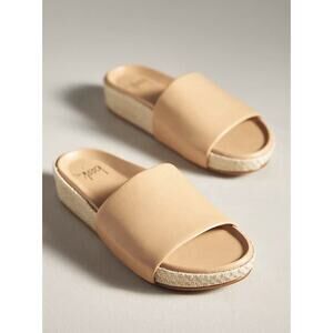 🆕Beek Pelican Jute Platform Slide Sandals Beach Women